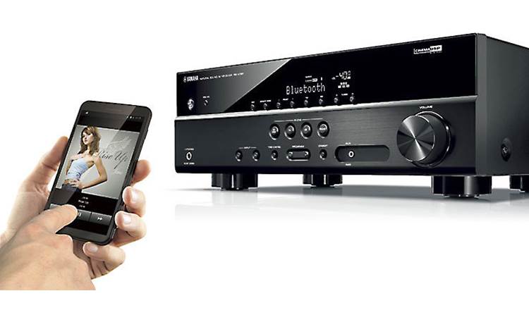 Yamaha RX-V381 Built-in Bluetooth lets you stream music wirelessly from a compatible device