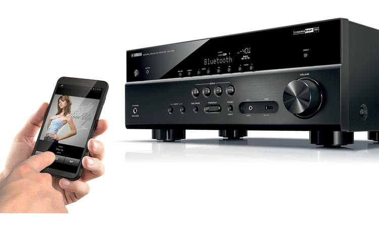 Yamaha RX-V481 Built-in Bluetooth lets you stream music wirelessly from a compatible device