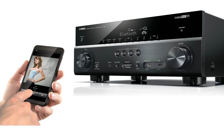 Yamaha RX-V781 Built-in Bluetooth lets you stream music wirelessly from a compatible device