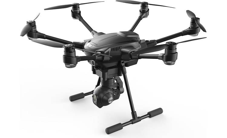Yuneec Typhoon H Hexacopter retractable landing gear allows for 360° shots and soft landings