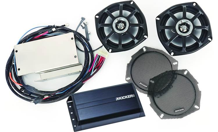 Kicker Klock Werks® FVICXC10 FIT KIT These Kicker speakers are replacements for your Victory's rear factory speakers (amp included)