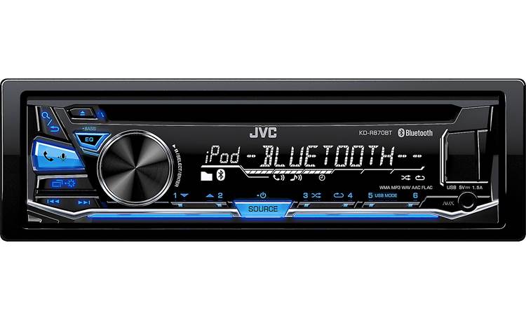 JVC KD-R870BT Pair up an iPhone® or an Android™ and switch between them using Bluetooth®