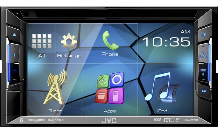 JVC KW-V220BT Control Pandora® and Apple Music® from a 6.2