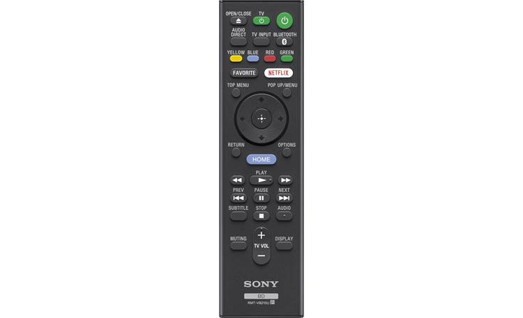 Sony UHP-H1 Remote includes a dedicated Netflix button
