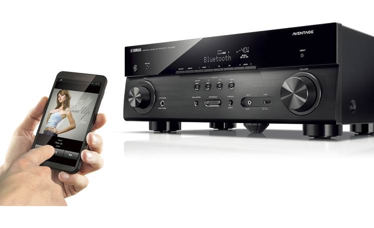 Yamaha AVENTAGE RX-A660 Built-in Bluetooth lets you stream music wirelessly from a compatible mobile device