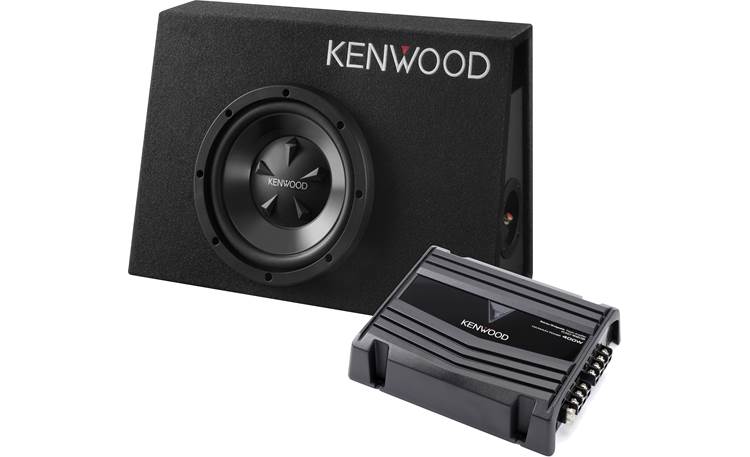 Kenwood P-W100B 150-Watt Bass Package Front
