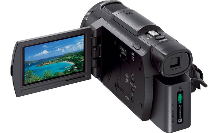 Sony Handycam® FDR-AX33 Make sure your shot is framed the way you want it