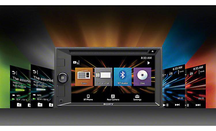 Sony XAV-W650BT Choose from a variety of background color schemes.