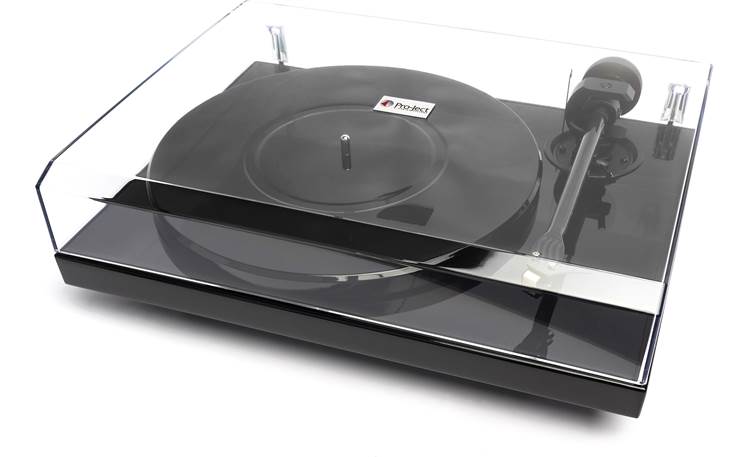 Pro-Ject 1Xpression Carbon Shown with dust cover closed