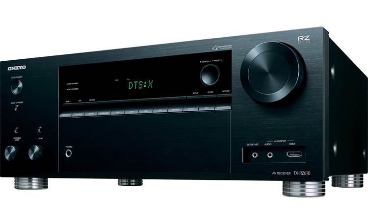 Onkyo TX-RZ610 Angled front view