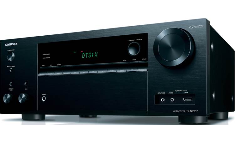 Onkyo TX-NR757 Angled front view