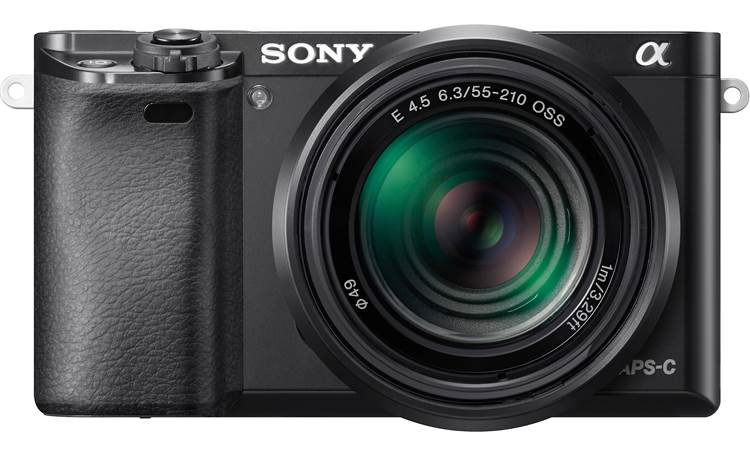Sony a6000 Two Lens Kit Straight-on with 55-210mm lens