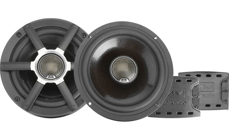Polk Audio MM651 The sound quality of these 2-way speakers is improved by included external crossovers