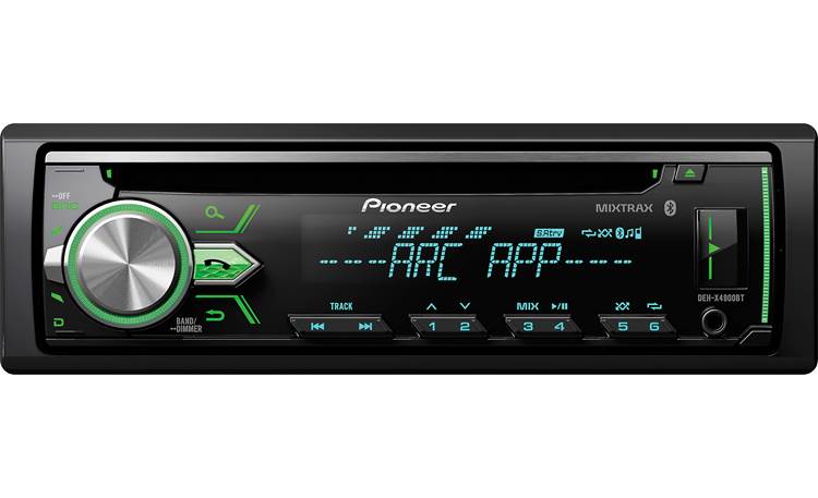 Pioneer DEH-X4900BT Bluetooth and a variable color display sets the DEH-X4900BT apart.
