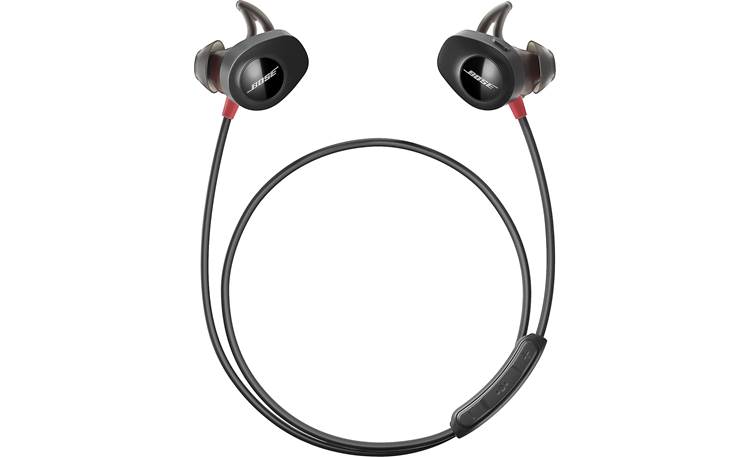 Bose® SoundSport® Pulse wireless in-ear Wraparound cable includes a remote to control music and calls