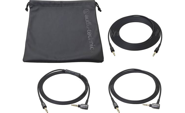 Audio-Technica ATH-MSR7 Includes three cables and a vinyl carry pouch