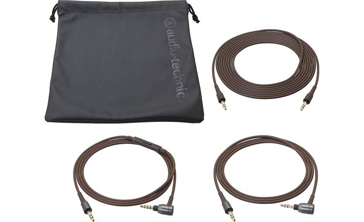 Audio-Technica ATH-MSR7 Includes three cables and a vinyl carry pouch