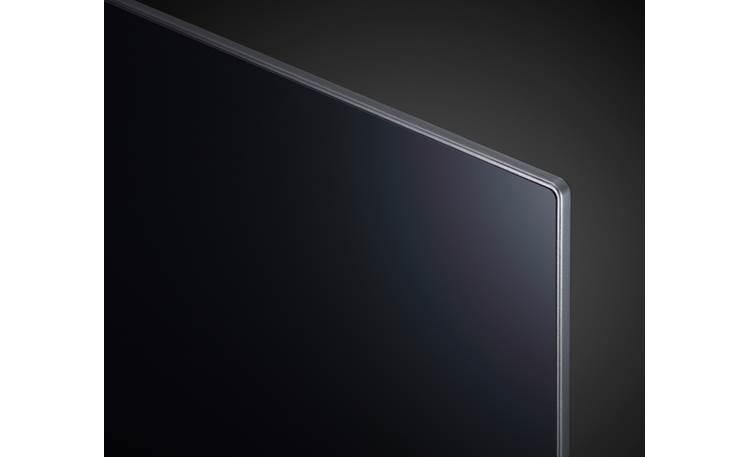 LG OLED55C6P Close-up view of bezel