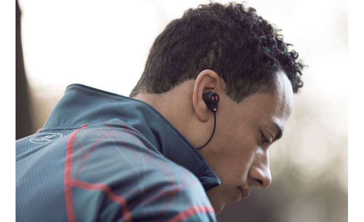 Under Armour® Headphones Wireless — Engineered by JBL Patented TwistLockï¿½ technology secures them in-ear during use