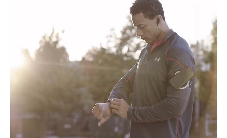 Under Armour® Headphones Wireless — Engineered by JBL Move around with wireless freedom