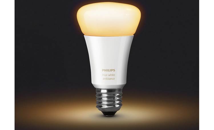 Philips Hue A19 Ambiance Starter Kit Change your light's temperature from your phone