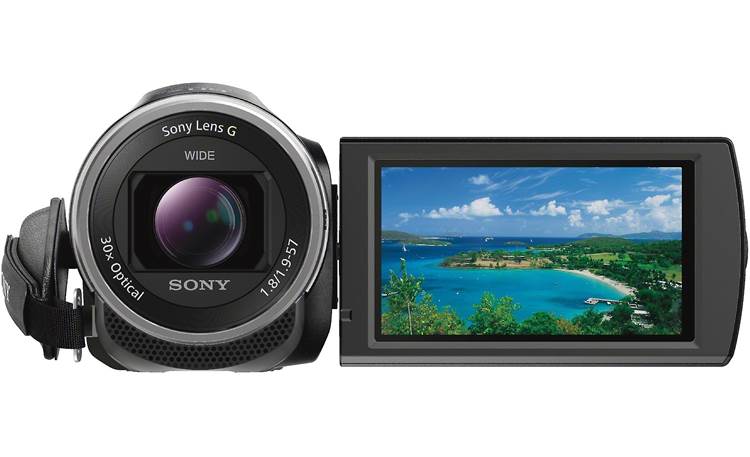 Sony Handycam® HDR-CX675 Flip the screen around so you can be in the shot