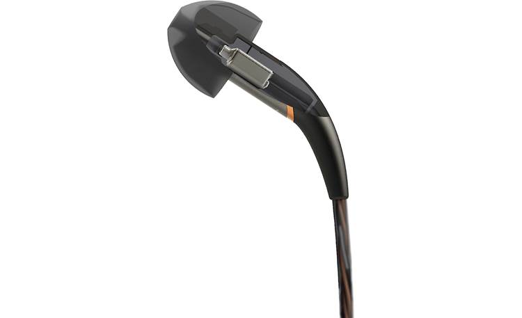 Klipsch X12i in-ear headphones Cutaway illustration shows balanced armature driver