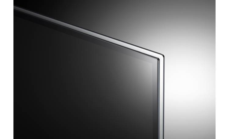 LG OLED55E6P Close-up view of bezel