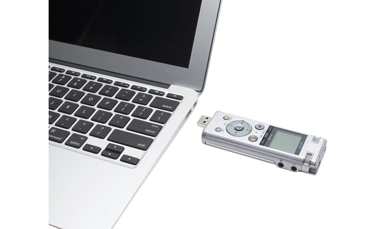 Olympus DM-720 Plug directly into a laptop (laptop not included)