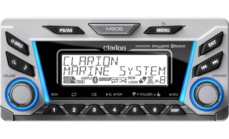 Clarion M606 marine digital media receiver
