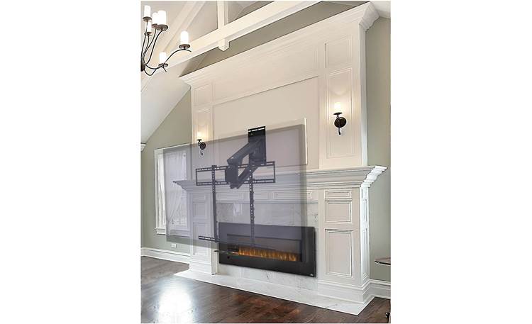 MantelMount MM700 Lowers your TV in front of your fireplace