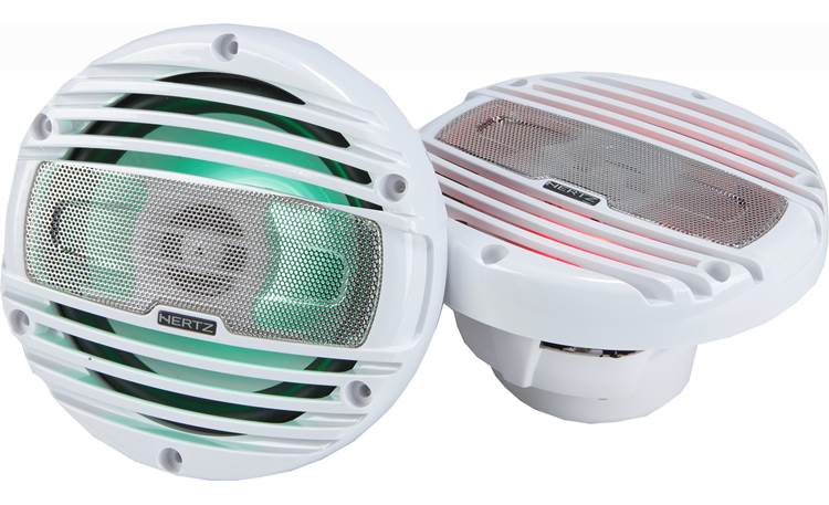 Hertz Hmx Ld White Way Marine Speakers With Led Lighting