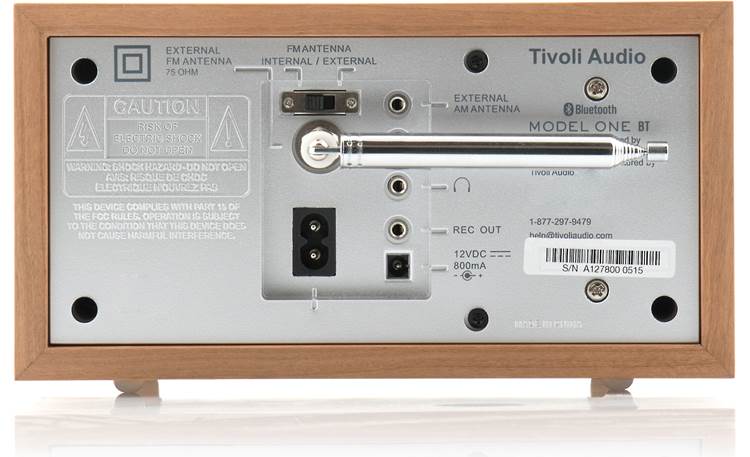 Tivoli Audio Model One® BT Back (shown in Cherry)