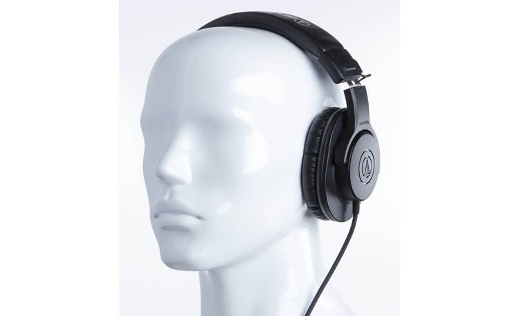 Audio-Technica ATH-M20x Mannequin shown for fit and scale