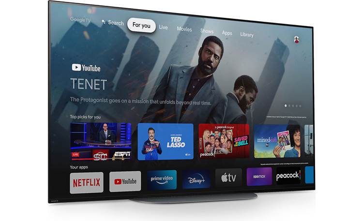Sony BRAVIA XR-48A90K Google TV makes it easy to find your favorite shows and movies