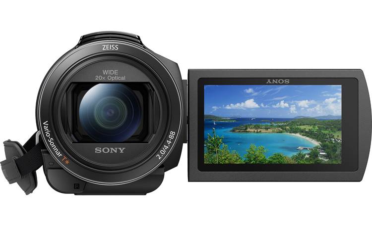 Sony FDR-AX43A Handycam® LCD screen tilts and rotates
