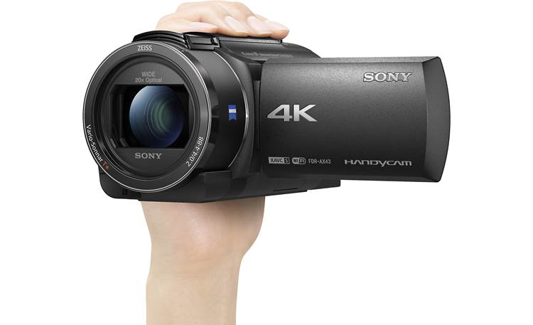 Sony FDR-AX43A Handycam® Comfortable one-handed grip