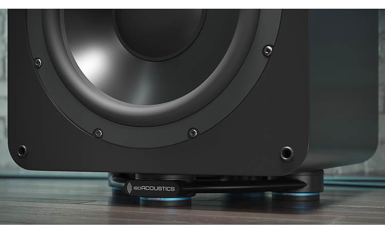 IsoAcoustics Aperta Sub XL Decouples your subwoofer (not included) from the floor for better bass