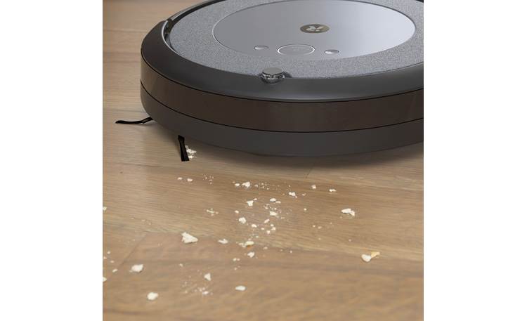 iRobot Roomba Combo™ i5 Edge-sweeping brushes move debris toward the powerful suction