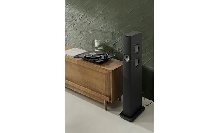 KEF LS60 Wireless Shown with turntable (sold separately)