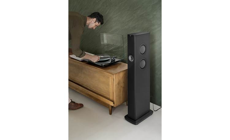 KEF LS60 Wireless Shown in a system (turntable sold separately)