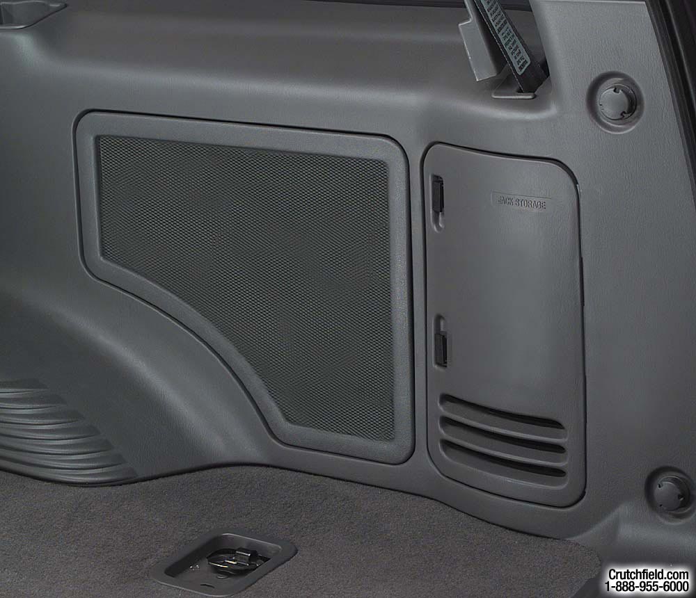 Clarion Camouflage Custom Subwoofer Enclosures (black) 1991-2001 Ford