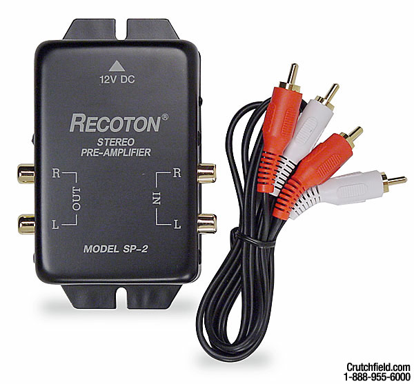 Recoton SP2 phono preamp Play your turntable through any stereo input