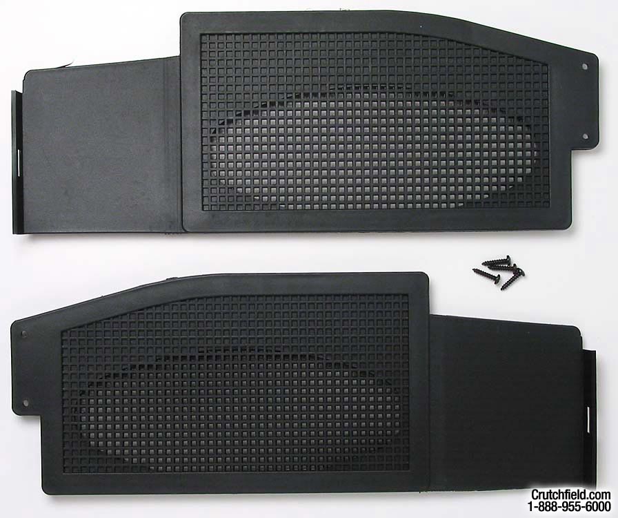 Speaker Grilles Fits select Chevrolet and GMC vehicles (for 4"x10
