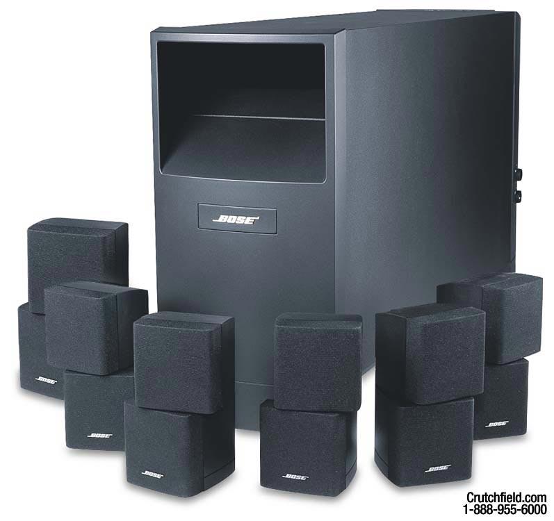Bose® Acoustimass® 16 (Black) 6.1-channel home theater speaker system