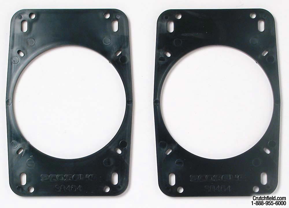 Scosche SA64 Speaker Mounting Brackets Install 4" speakers in select
