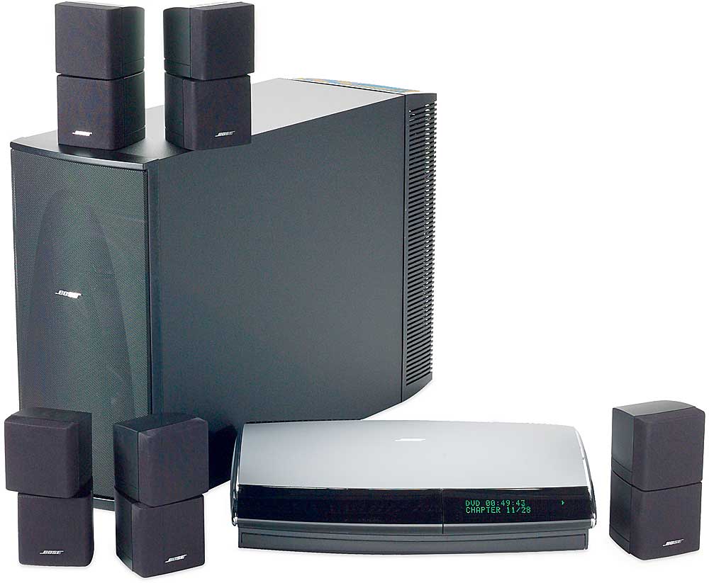Bose® Lifestyle® 28 Series II System (Black speakers & bass module) DVD