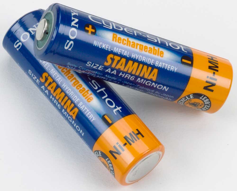 Sony NHAA2DB 2pack of rechargeable "AA" batteries at