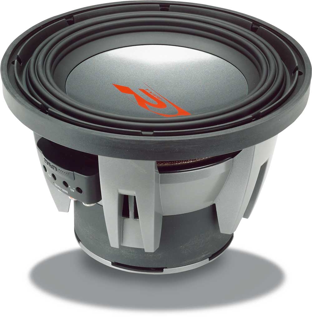 Alpine SWR-1042D Type-R 10" subwoofer with dual 4-ohm voice coils at