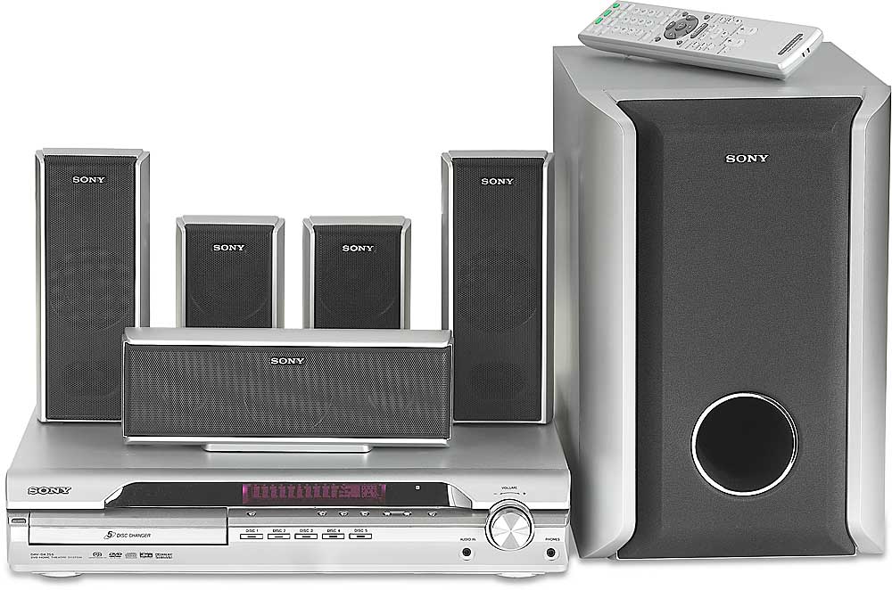 Sony Dav Dx255 5 Disc Dvd Home Theater System At